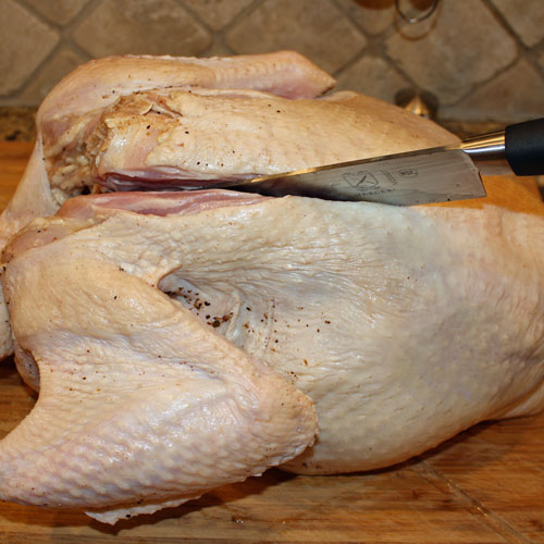 Spatchcock a turkey 